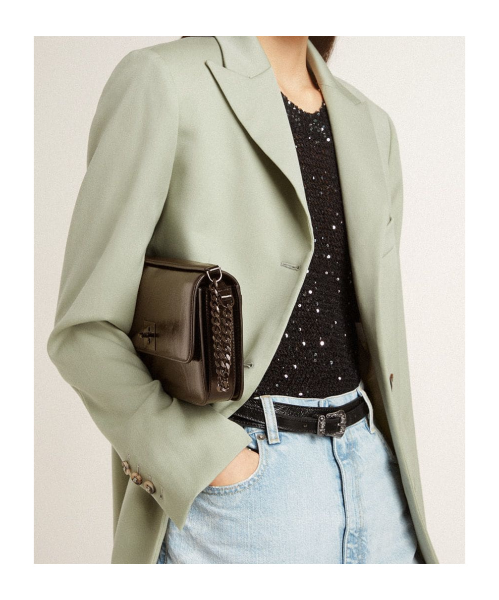 Golden Goose Gioia Shoulder Bags In Black