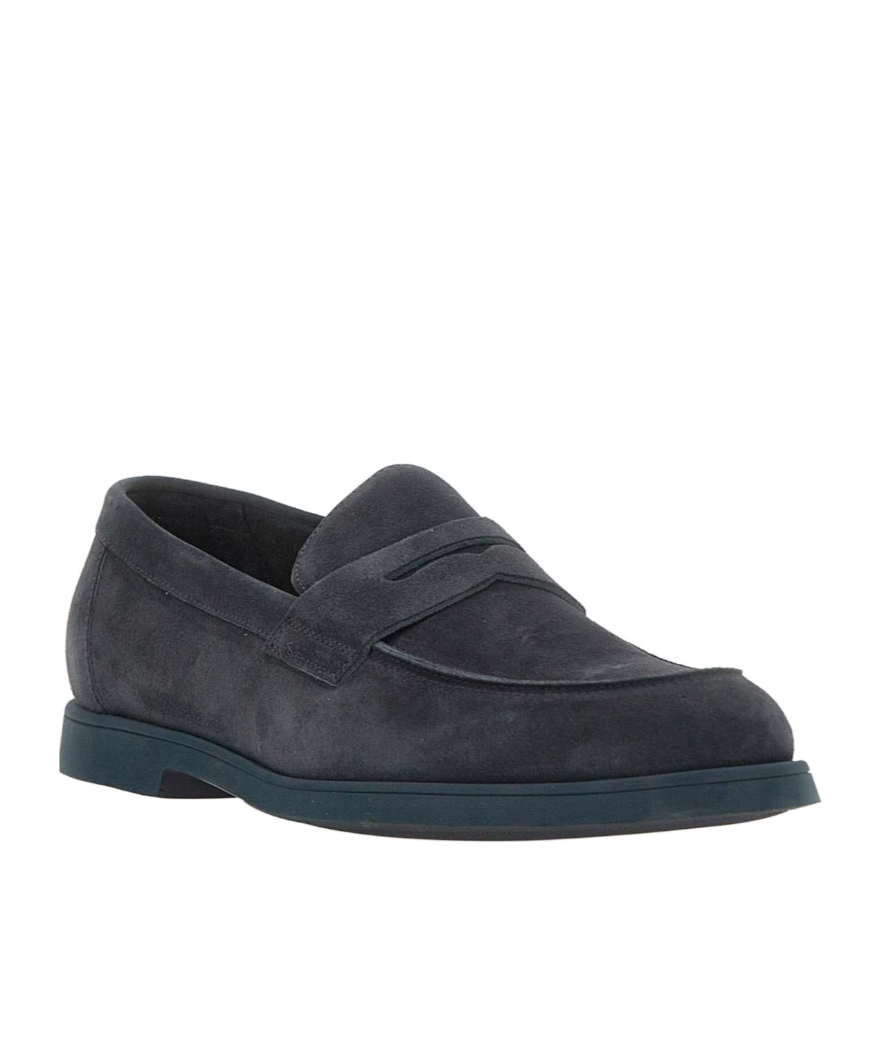 Doucal's 'standford' Black Slip-on Loafers In Black