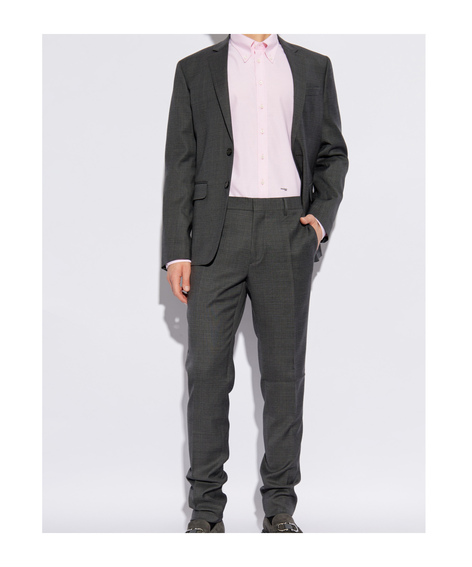 Dsquared2 Single Breasted Two-piece Tailored Suit In Gray