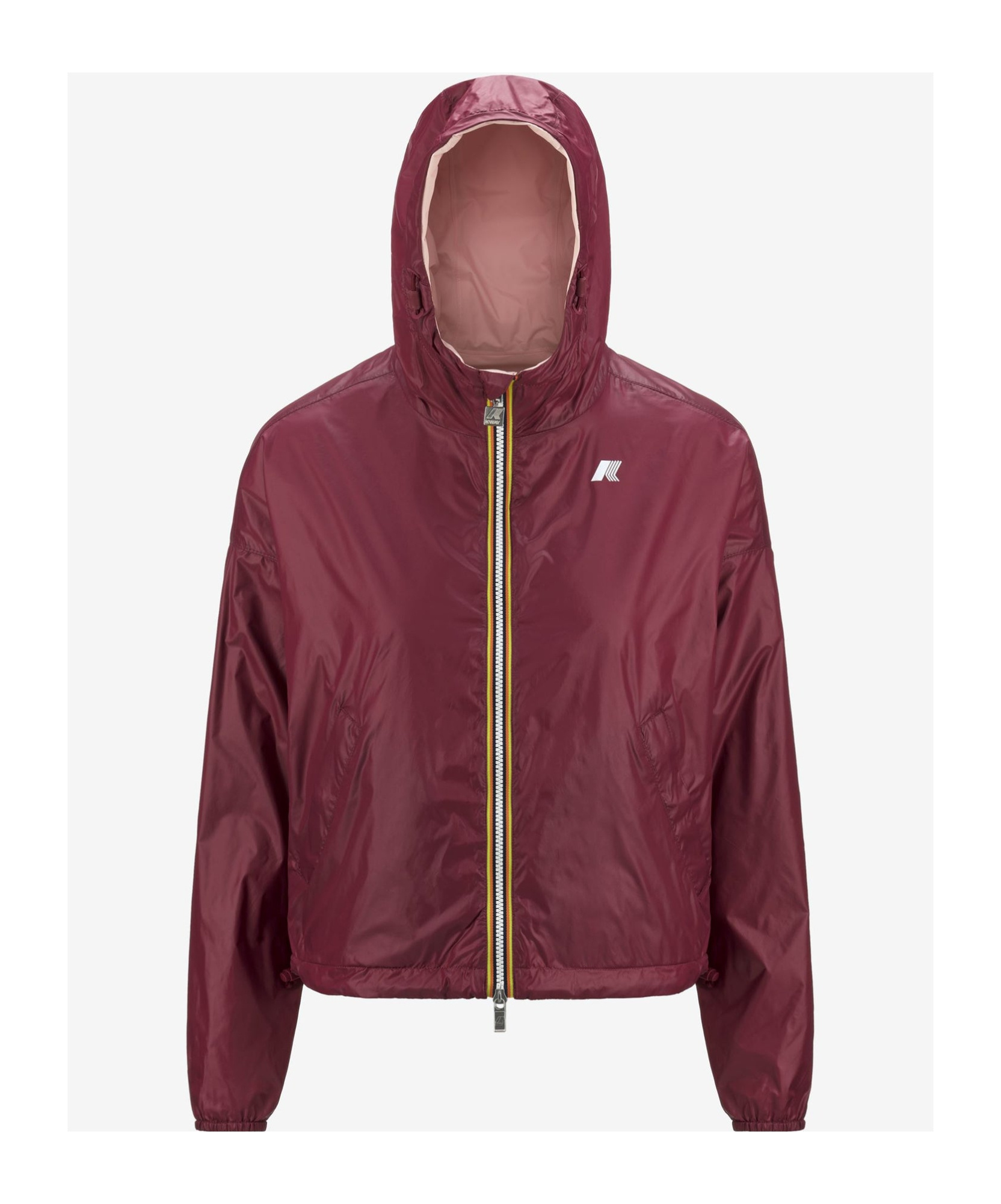 K-way Pink Laurette Plus Reversible Jacket In Pink