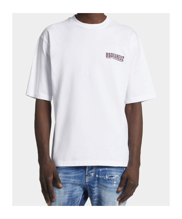 Dsquared2 T-shirt Mit Logo-print In White