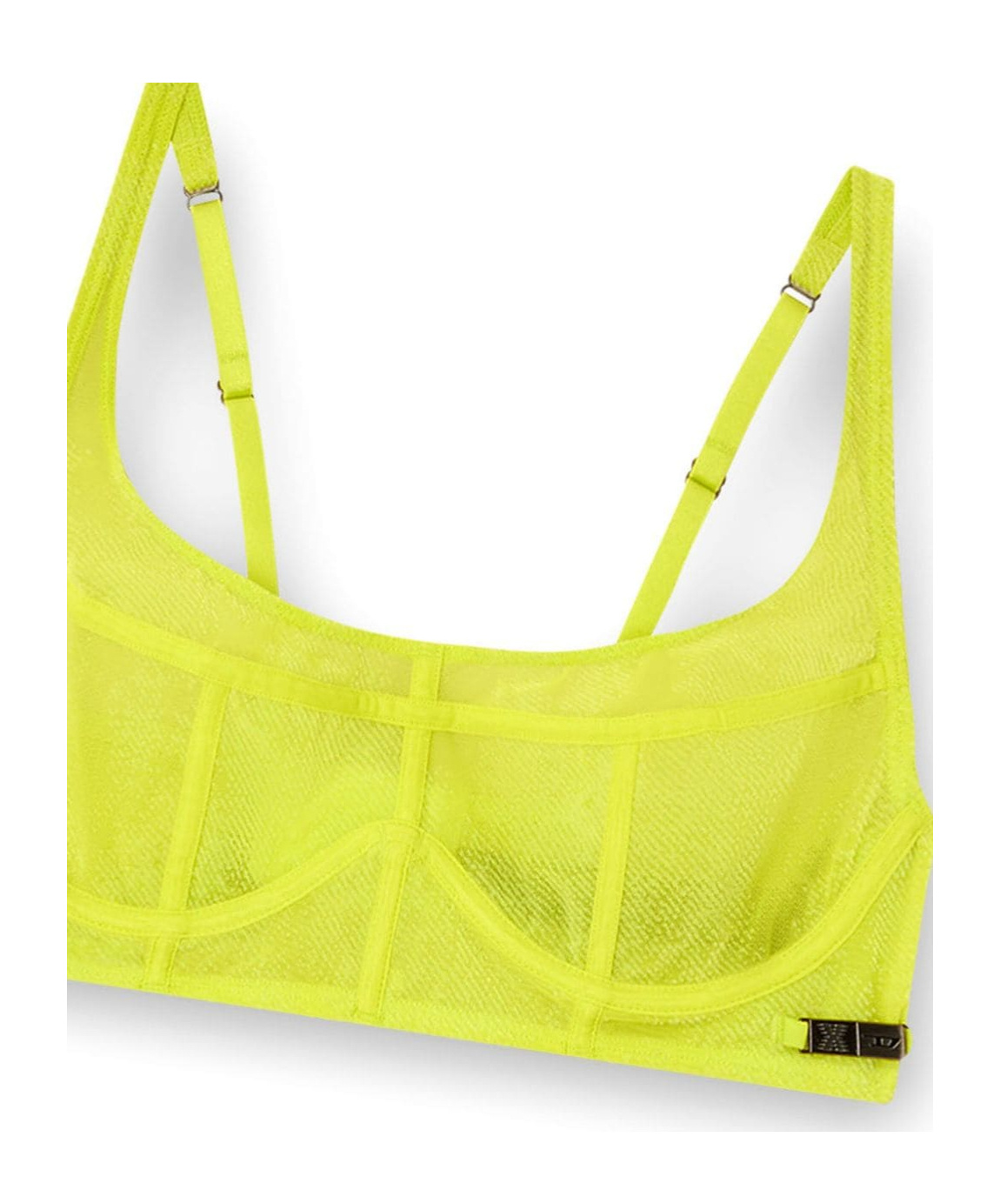 Shop Diesel X Savage X Fenty Longline Bra In Yellow