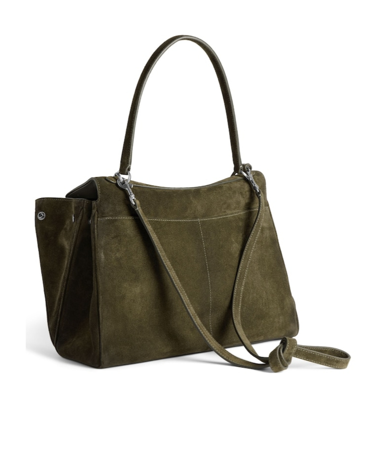 Balenciaga Women's Rodeo Handbag Medium In Khaki In Brown