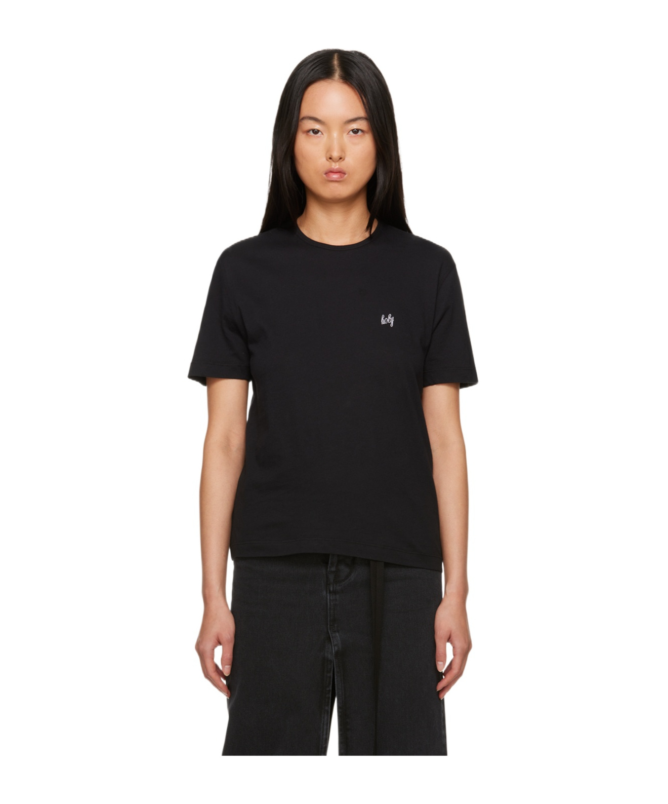 ANN DEMEULEMEESTER ITEM O-NECK SHORT-SLEEVED T-SHIRT