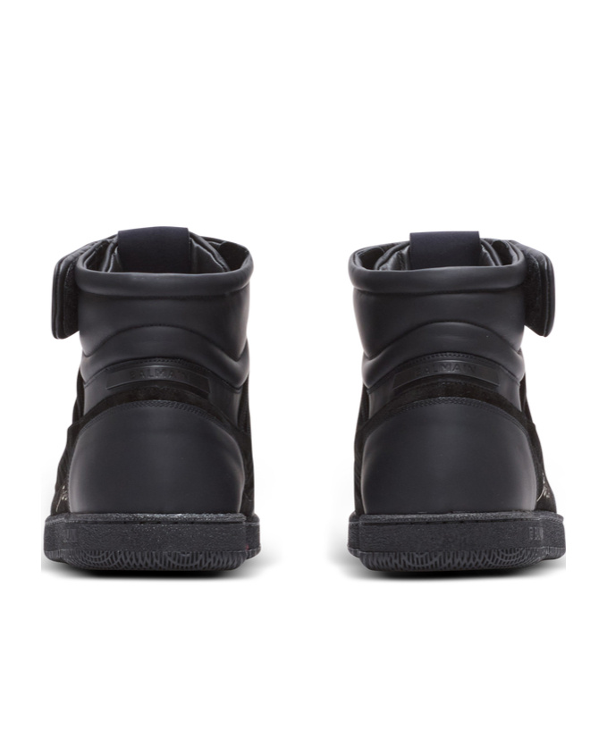 Balmain Leather-panelled Trainers