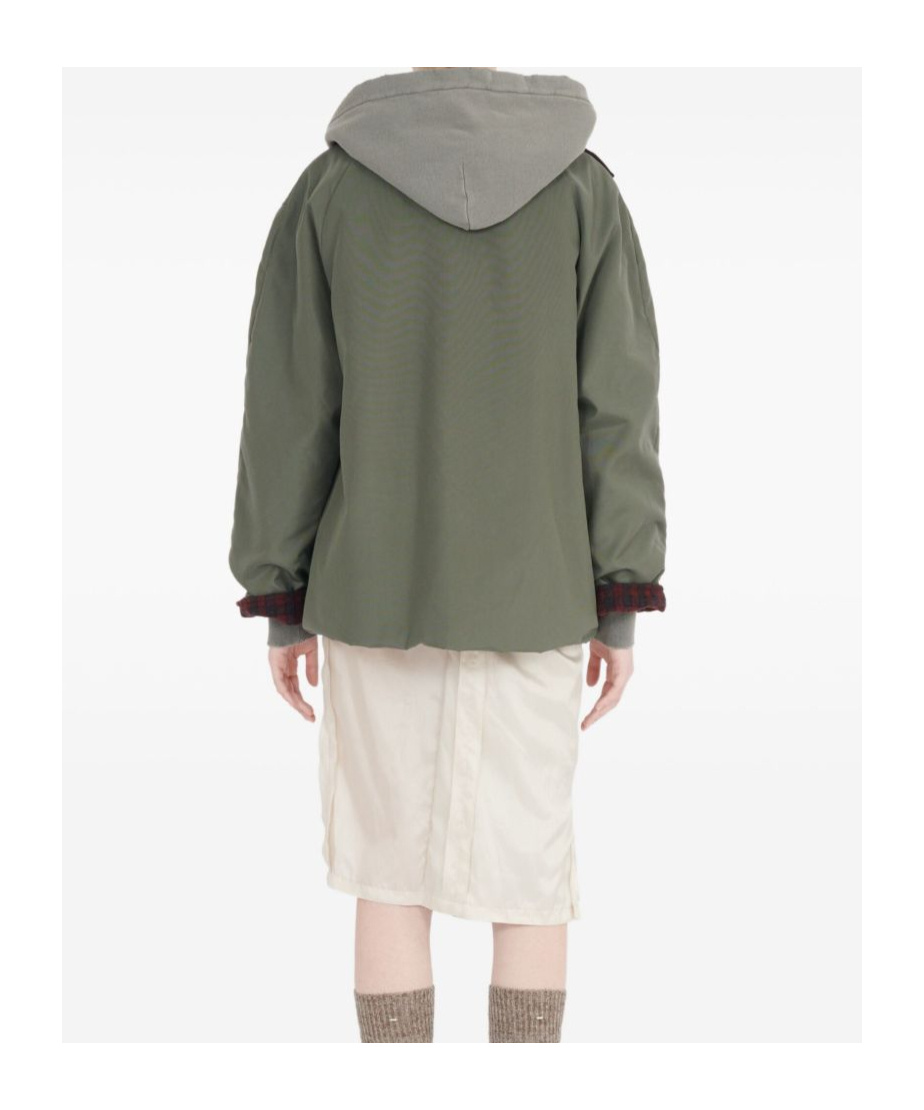 Maison Margiela Plaid Lining Sport Jacket In Gray