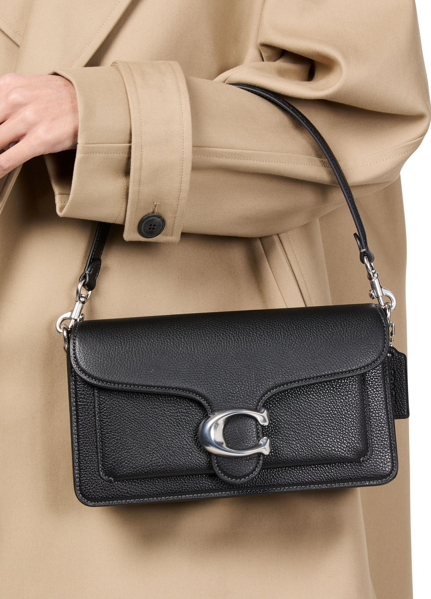 Coach Refresh Tabby Shoulder Bag 26 In Black