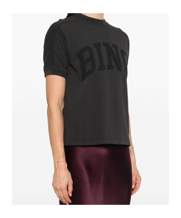 Shop Anine Bing Jaylin T-shirt In Black