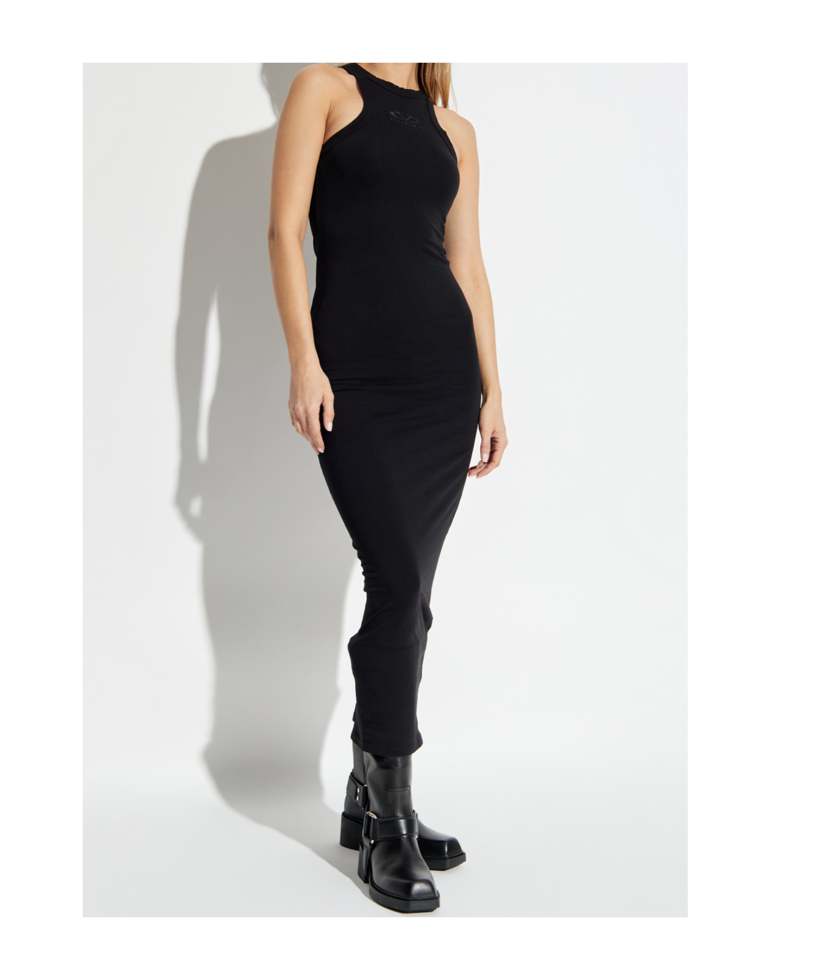 Vetements Sleeveless Dress In Black