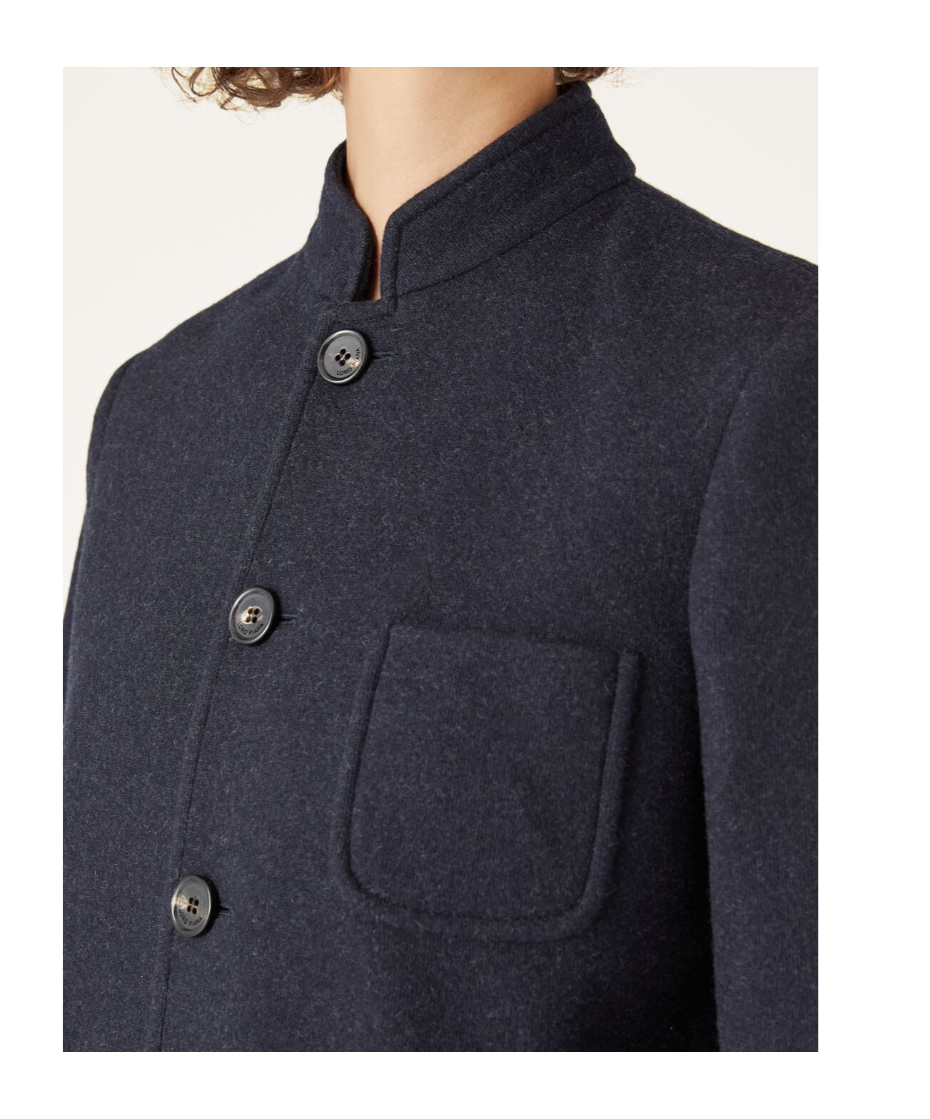 Loro Piana Mini Spagna Long-sleeved Jacket In Black