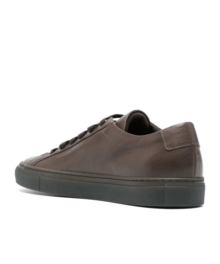 Common Projects Original Achilles Low Leather Sneaker In Black