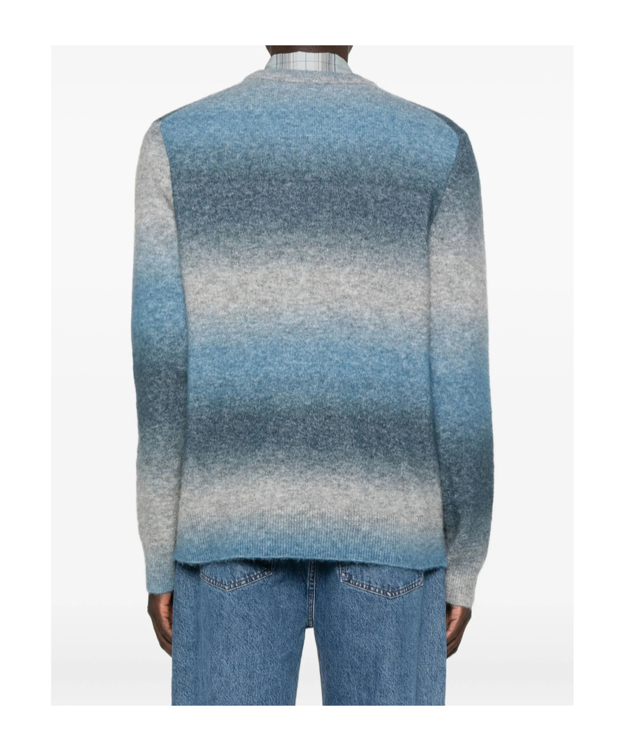 Samsoe & Samsoe Striped Sweater In Blue