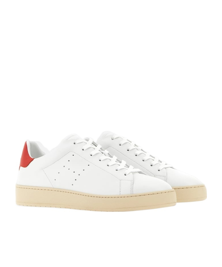Hogan Laced Sneakers In White