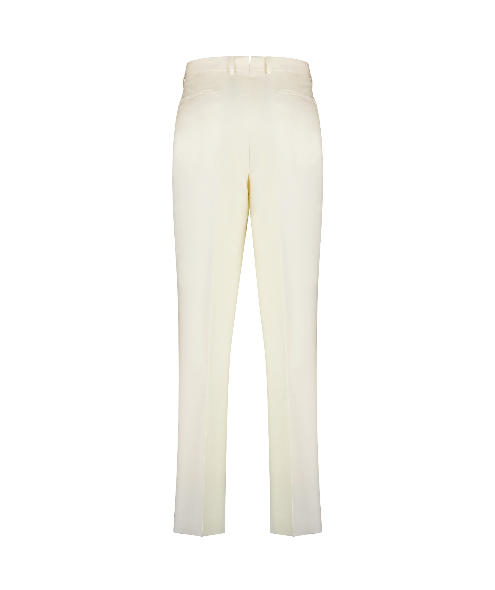 ZEGNA PRESSED-CREASE TAPERED TROUSERS