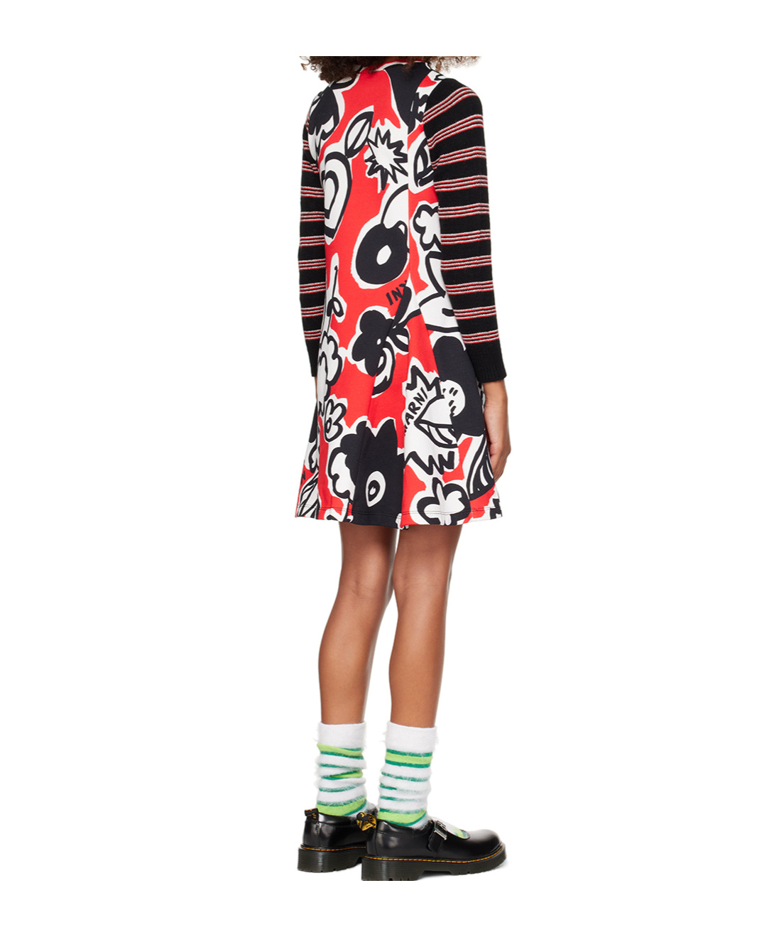 Marni Logo-print Cotton Dress
