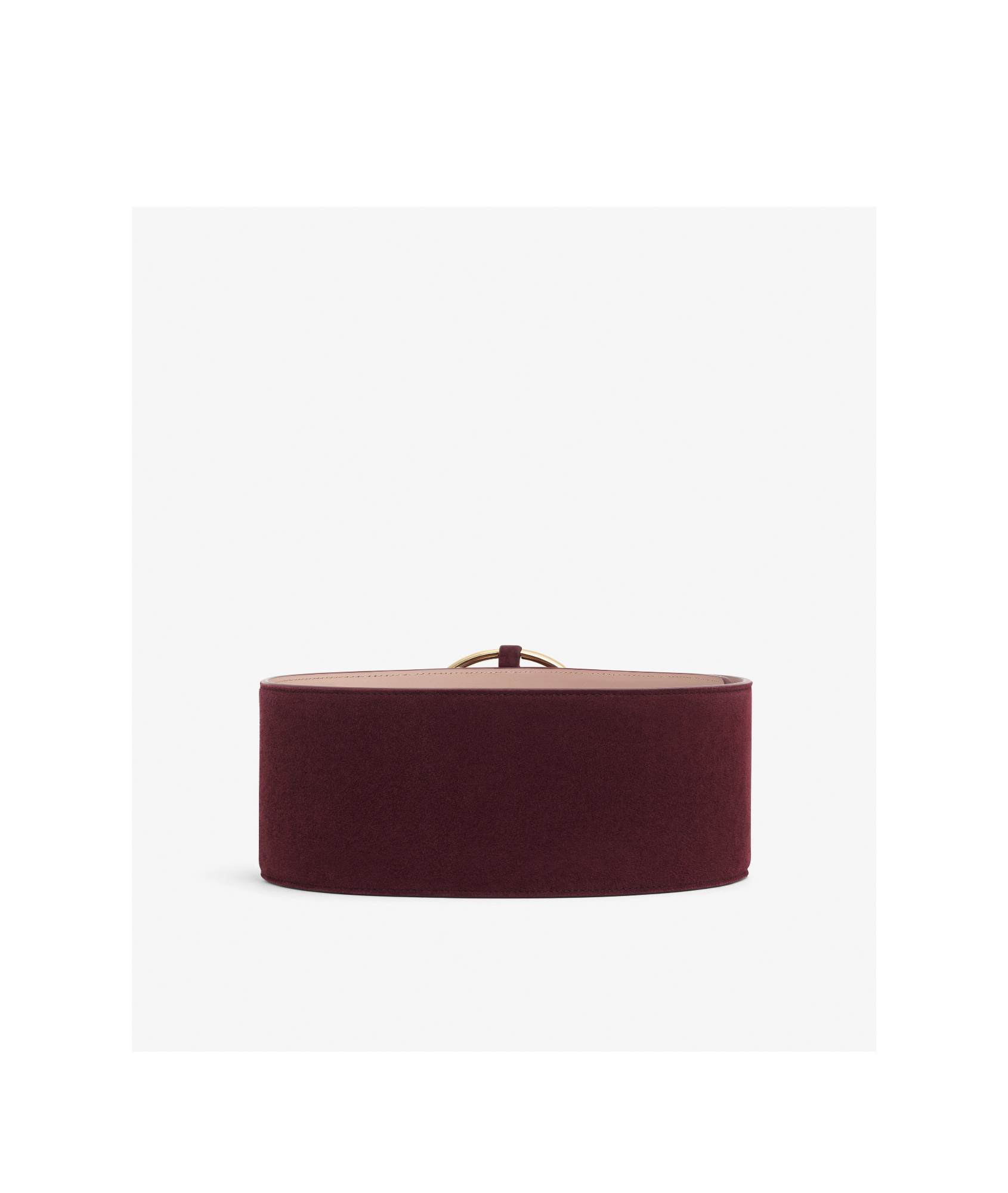 Shop Alaïa Large Circular Belt In Brown