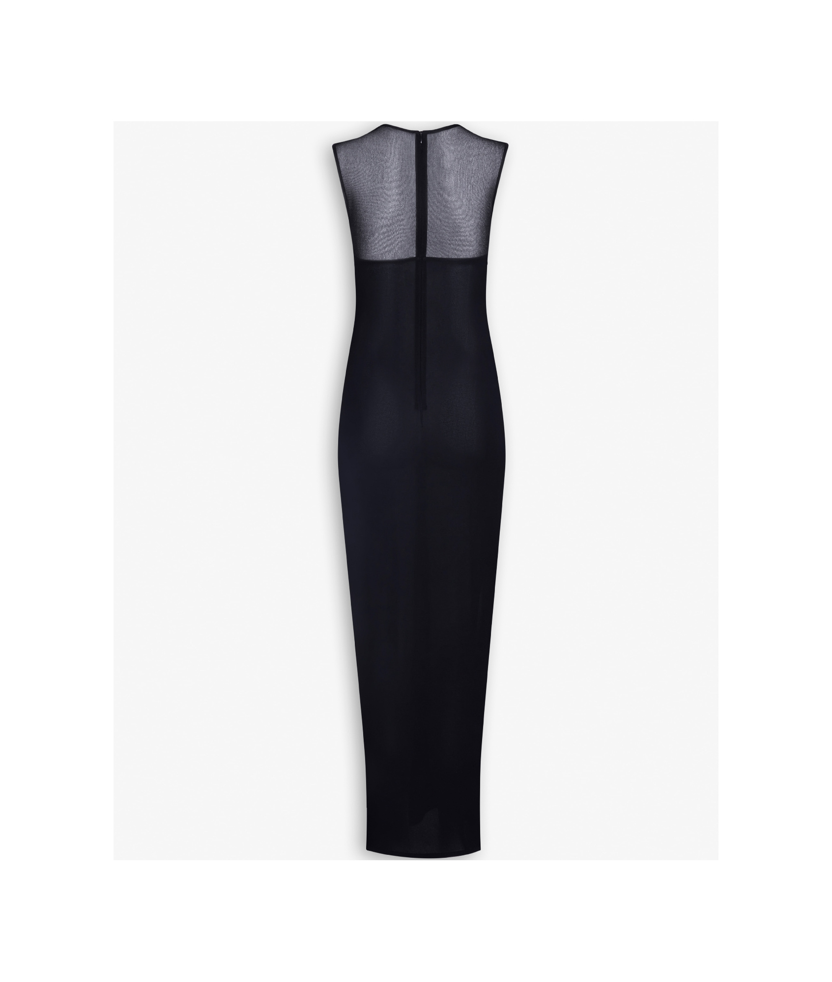 Alaïa Womens Noir Alaia Molded Sleeveless Woven Maxi Dress In Black