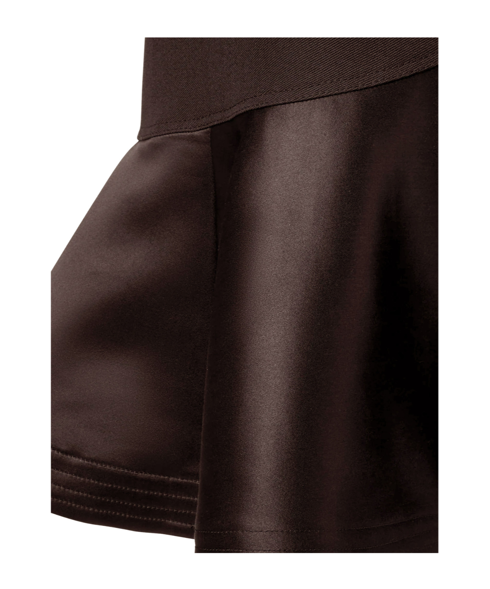 Fendi High Waist Peplum-hem Midi Skirt In Black