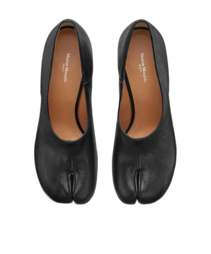 Maison Margiela 80mm Tabi Pumps In Black