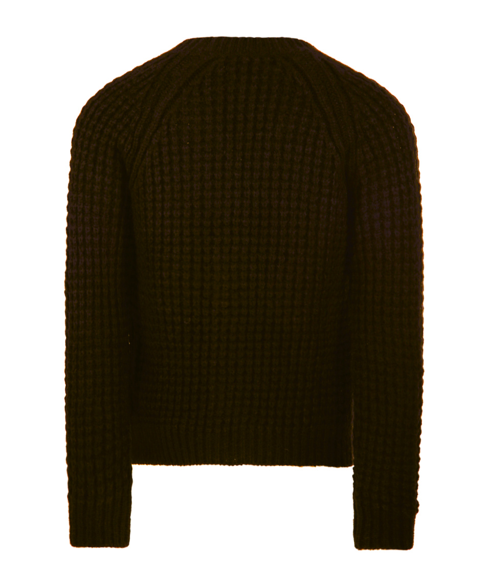 Roberto Collina Button Long-sleeved Sweater In Brown