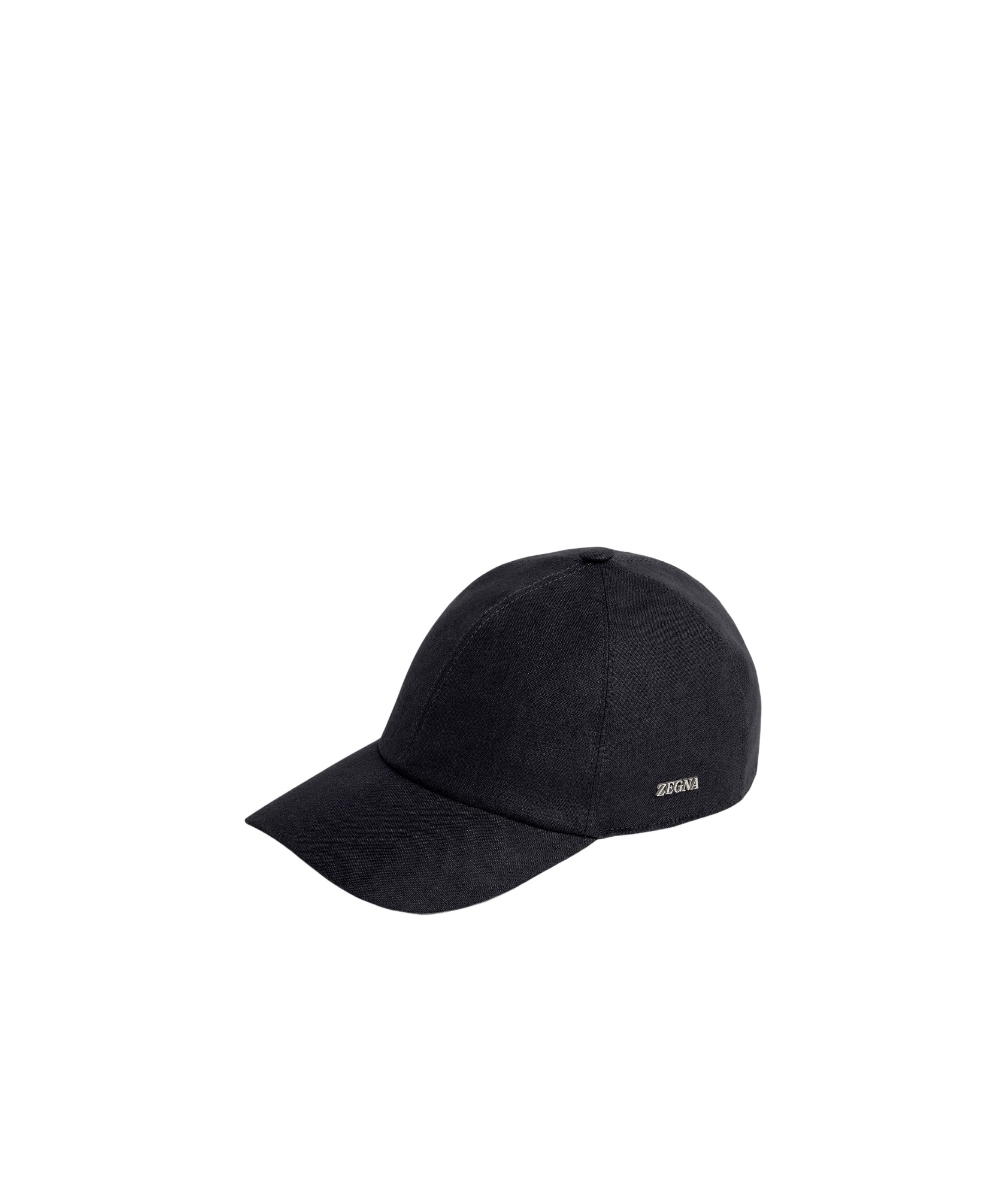 Zegna Casquette En Oasi Cashmere Bleu Foncé In Black