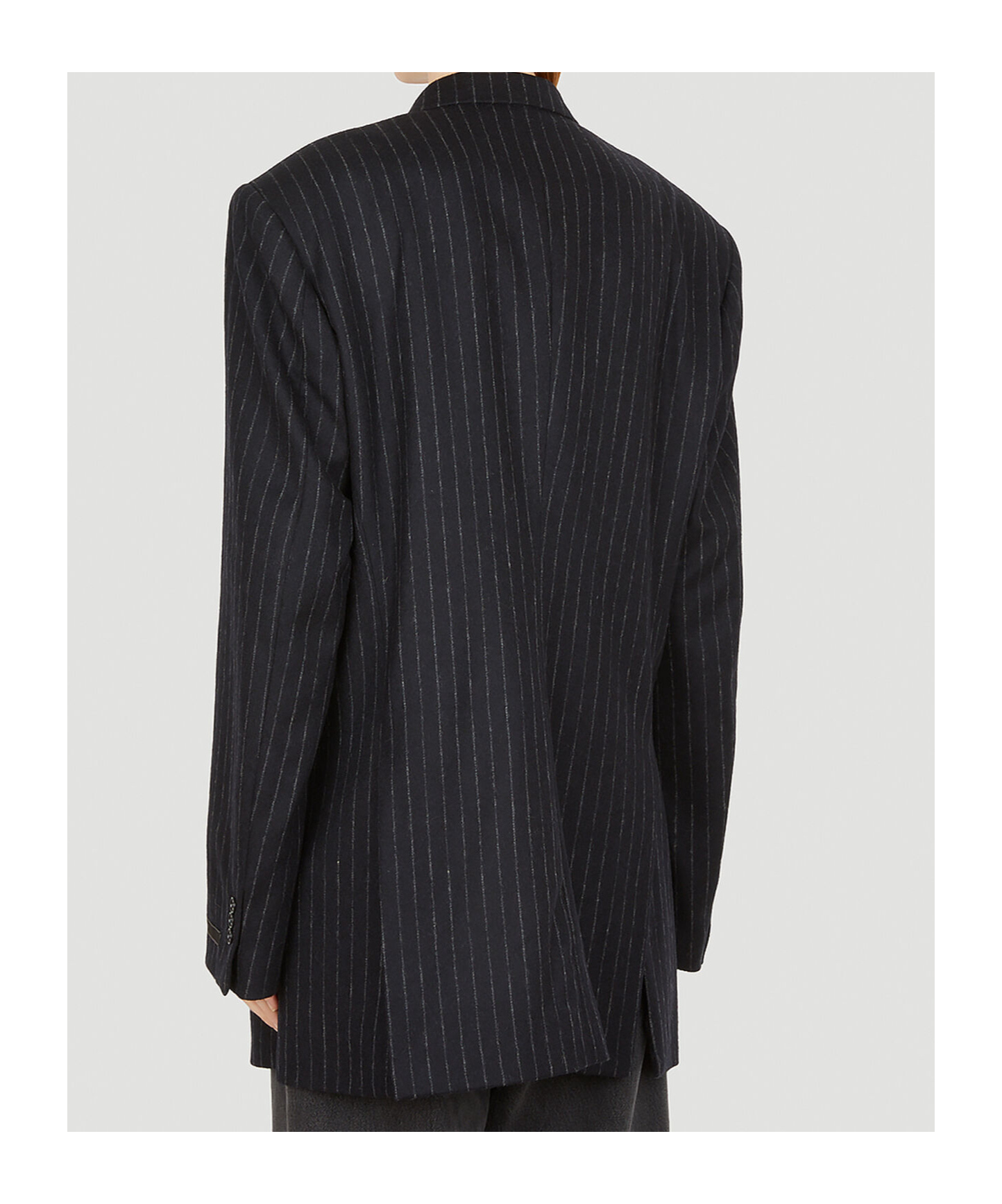 Eytys Pinstripe Blazer In Black