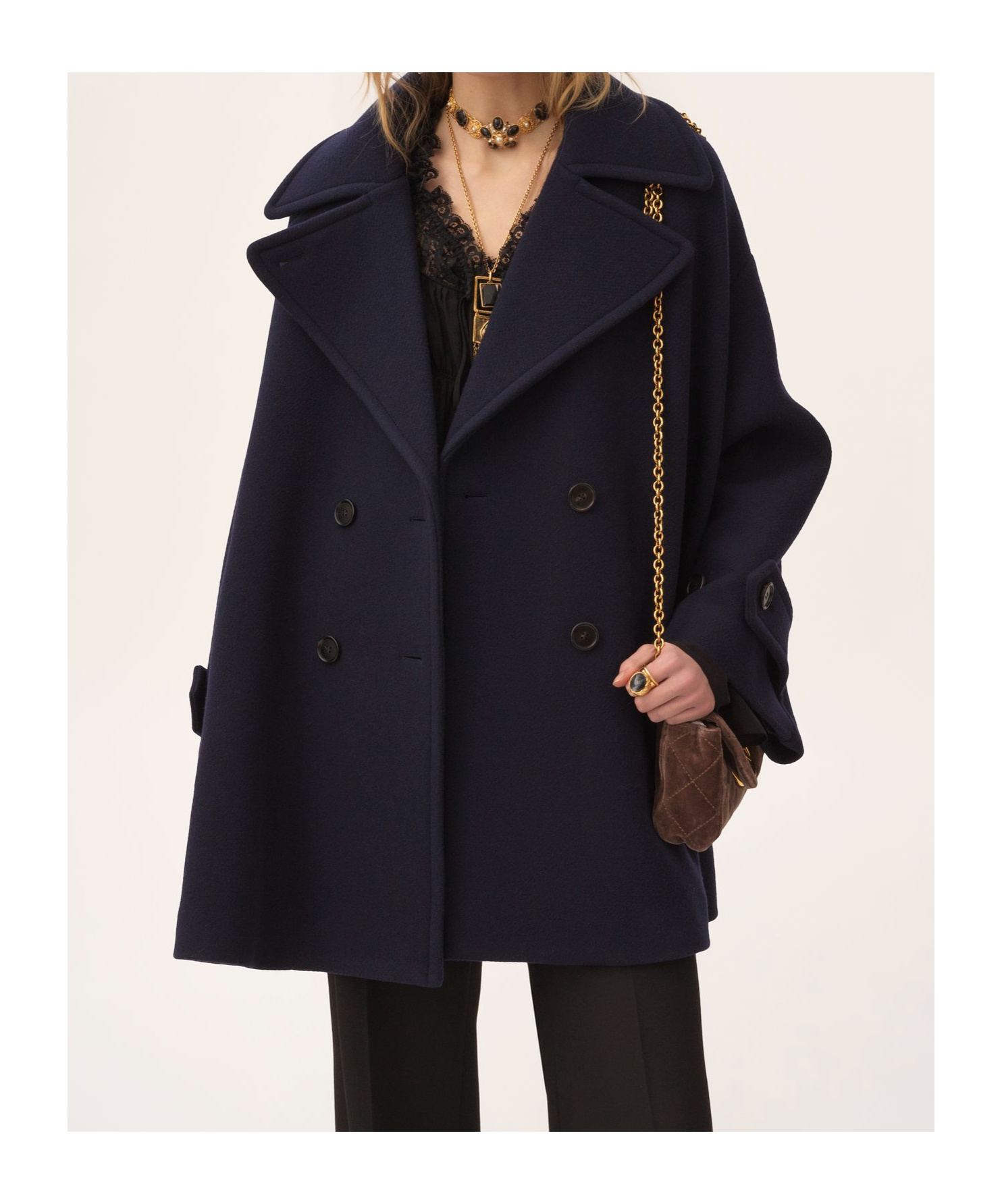 Chloé Double Breasted Wool Coat