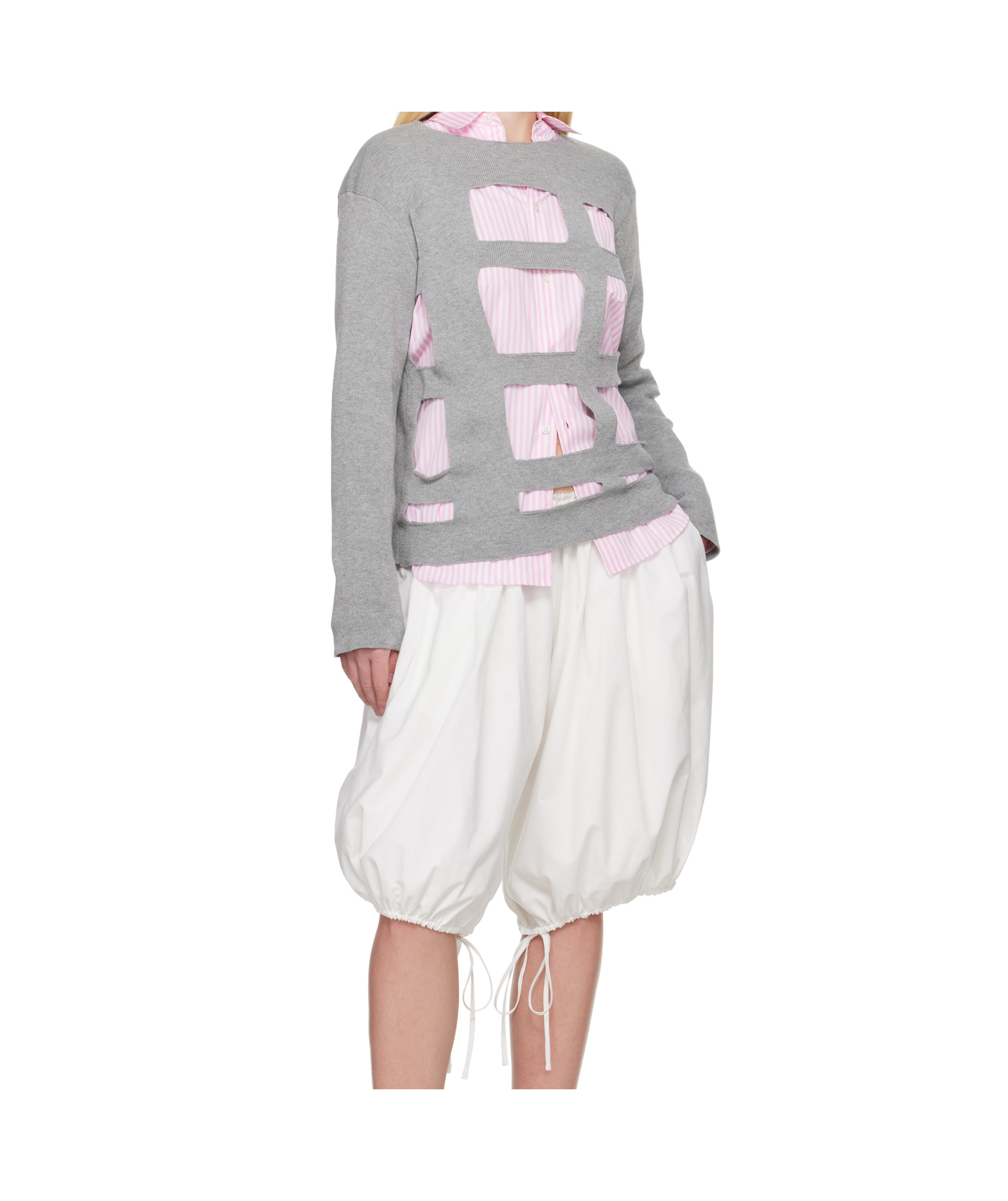 COMME DES GARÇONS CREW NECK LONG SLEEVE SWEATER 