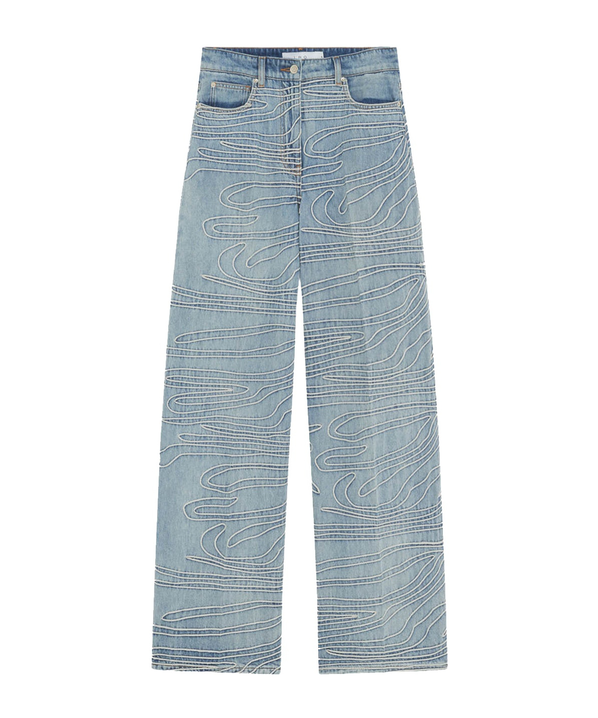 Iro Jeans With Belt Loops In Blue