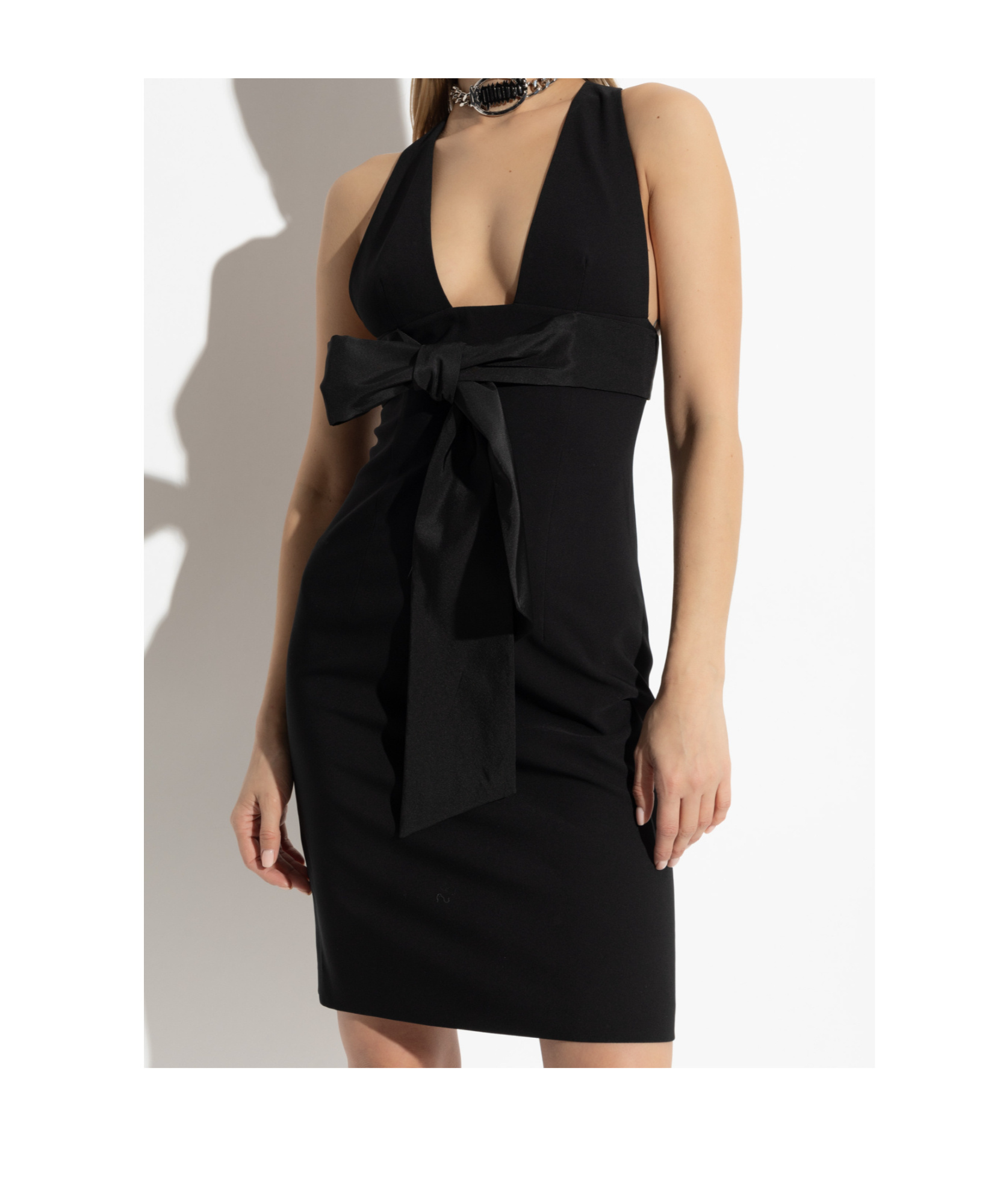 Dsquared2 Bow Dress In Black