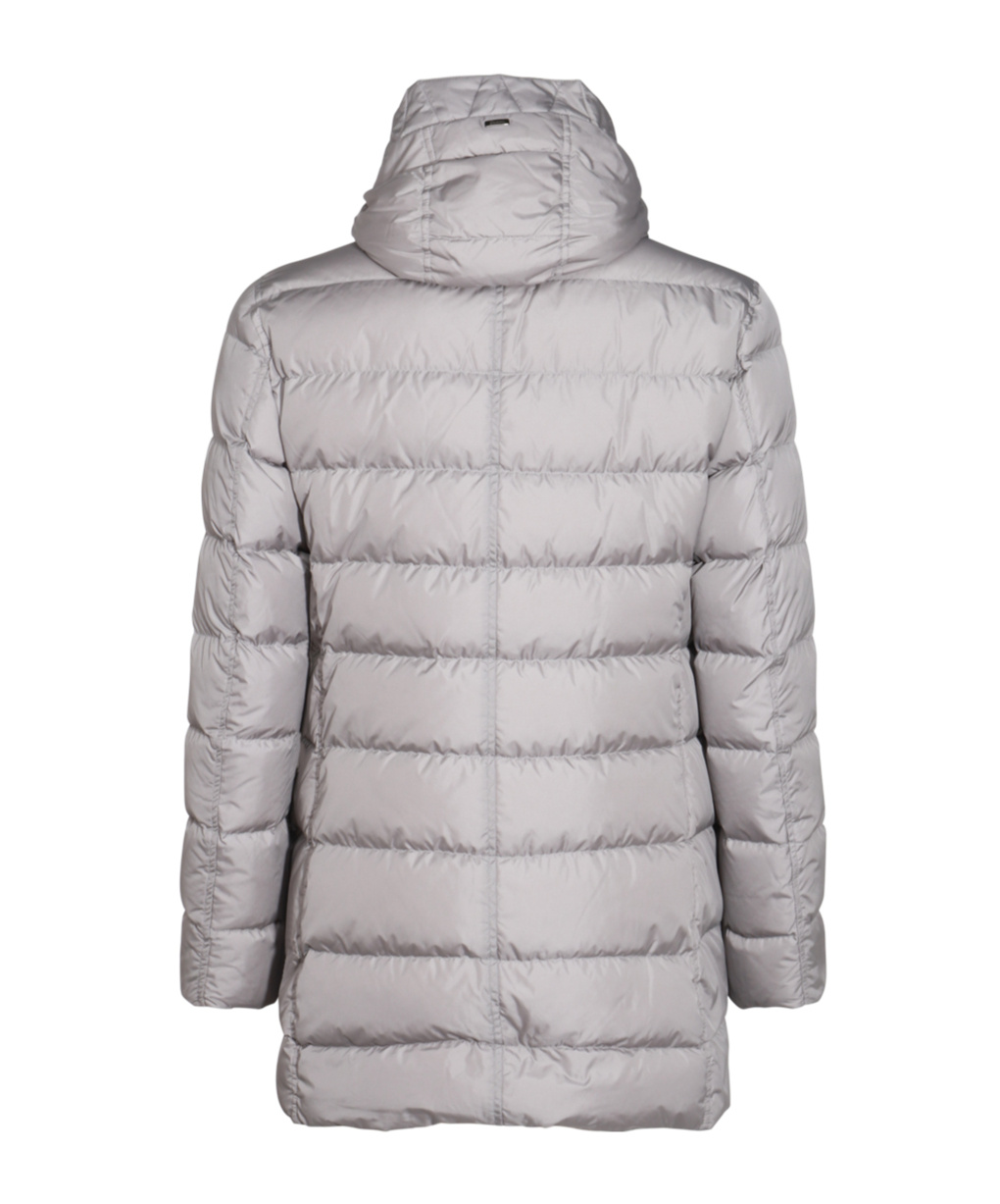 Herno Grey Down Jacket In Gray