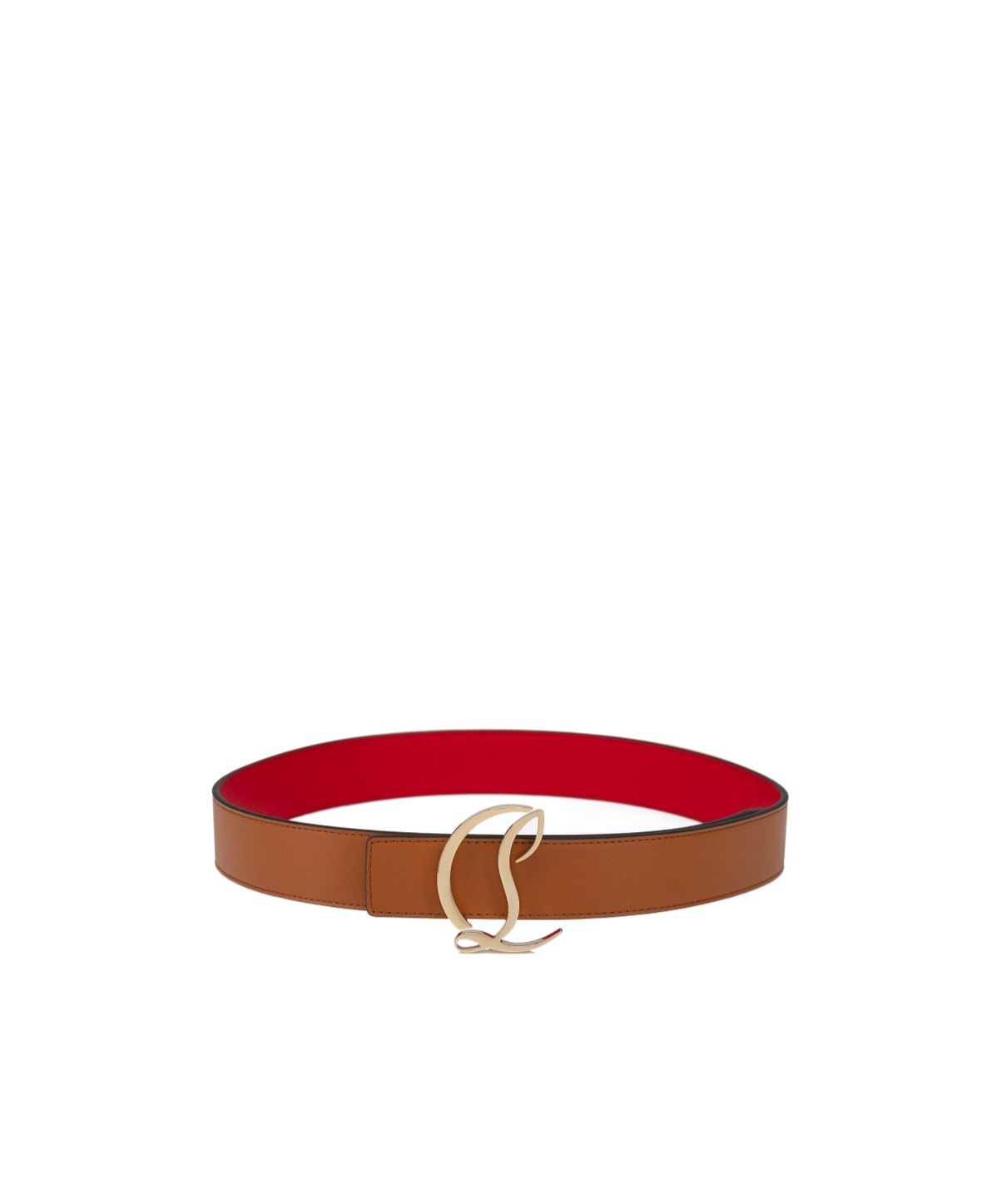 Christian Louboutin Cl Logo Leather Belt
