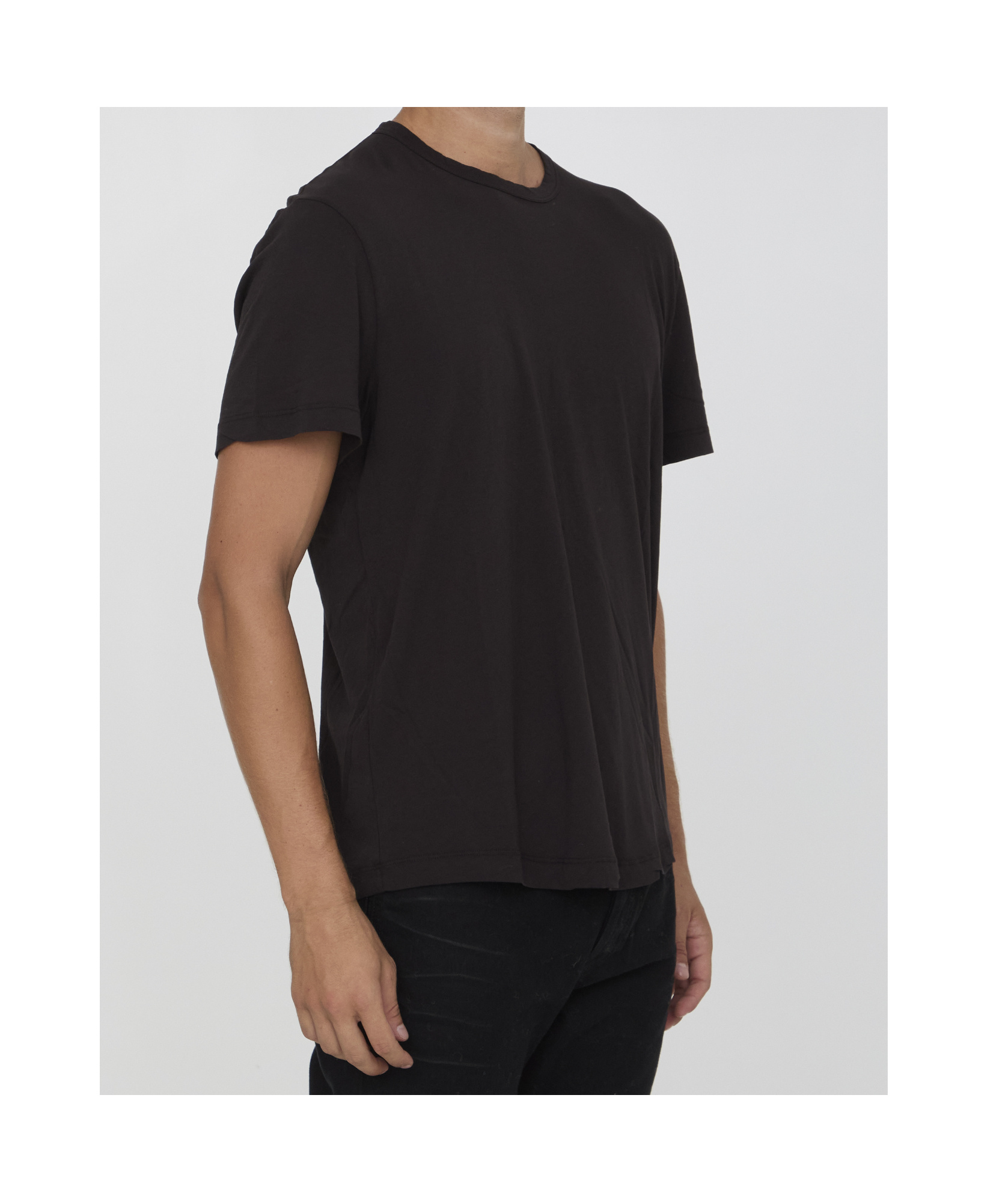 Shop James Perse Short-sleeved T-shirt In Black