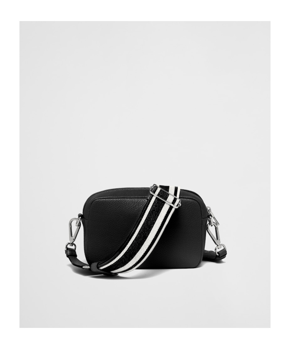 Prada Small Leather Bag In Black