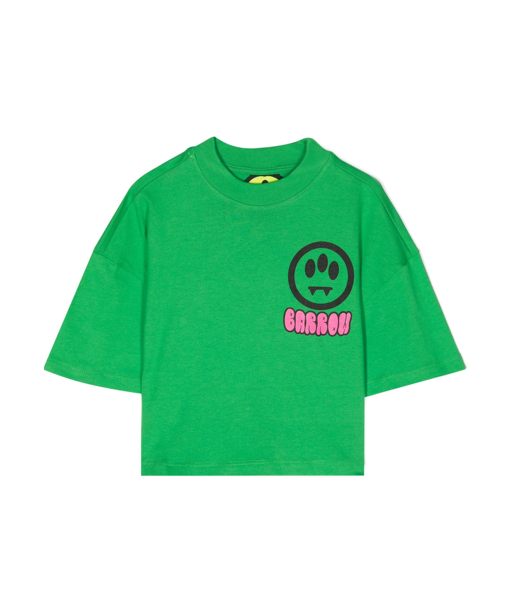 BARROW LOGO-PRINT COTTON CROP TOP