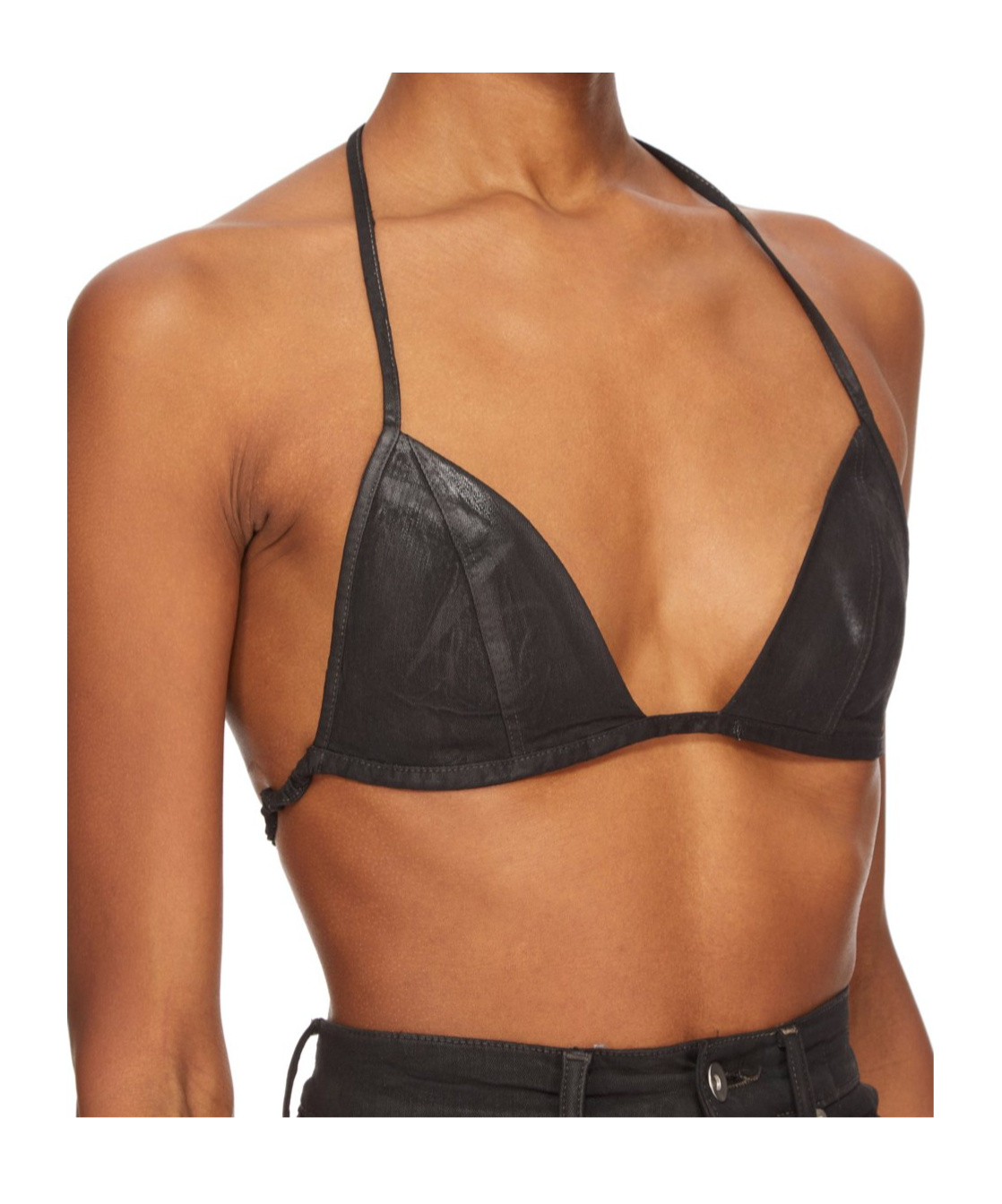 Rick Owens Drkshdw Straddle Bra In Black