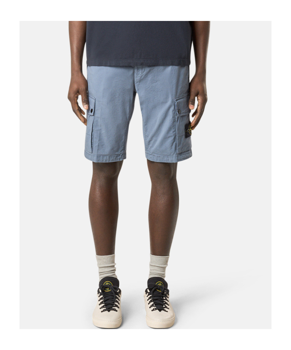 STONE ISLAND BELT-LOOP SHORTS