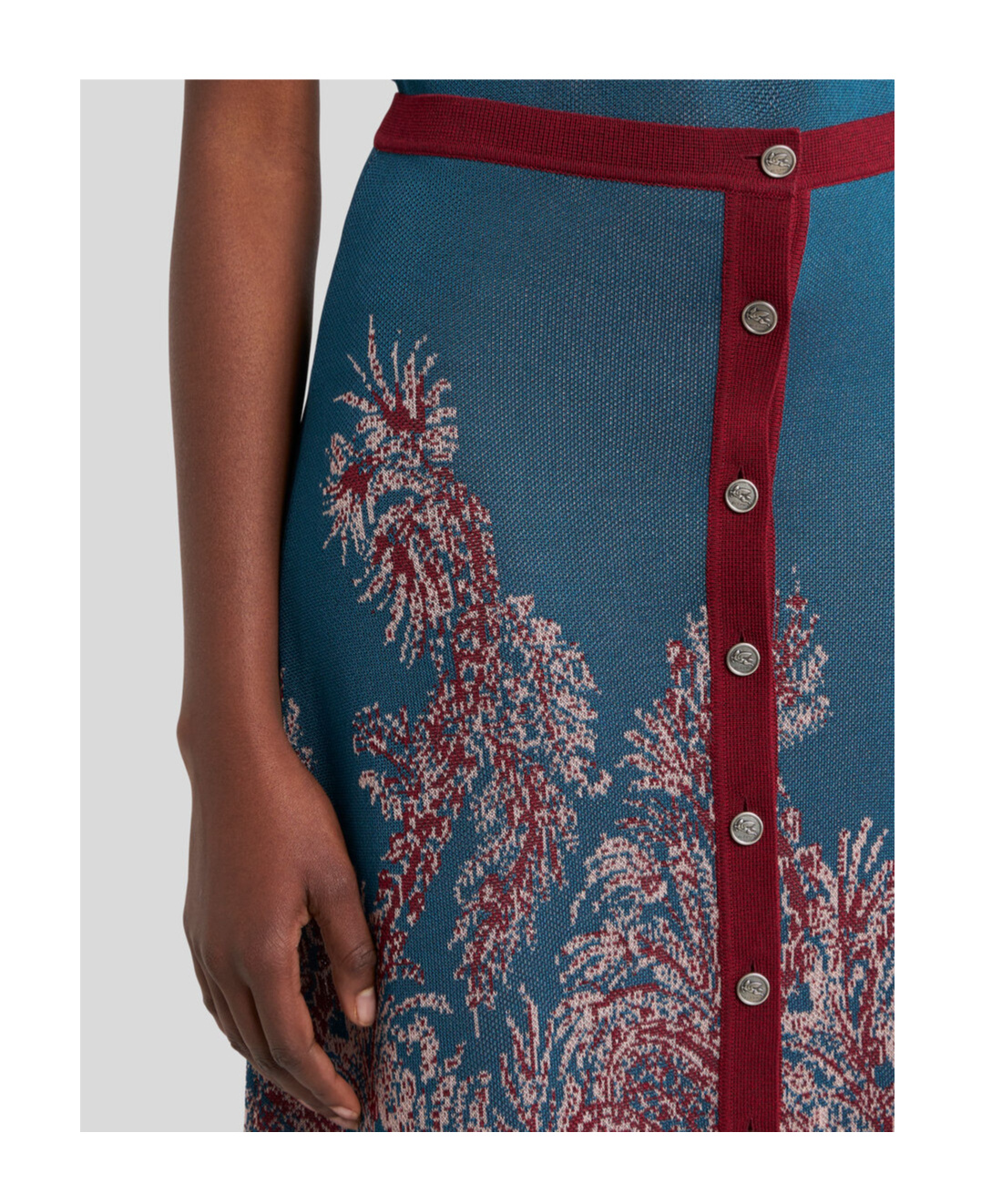 Etro Knee Length And Midi Skirts In Blue
