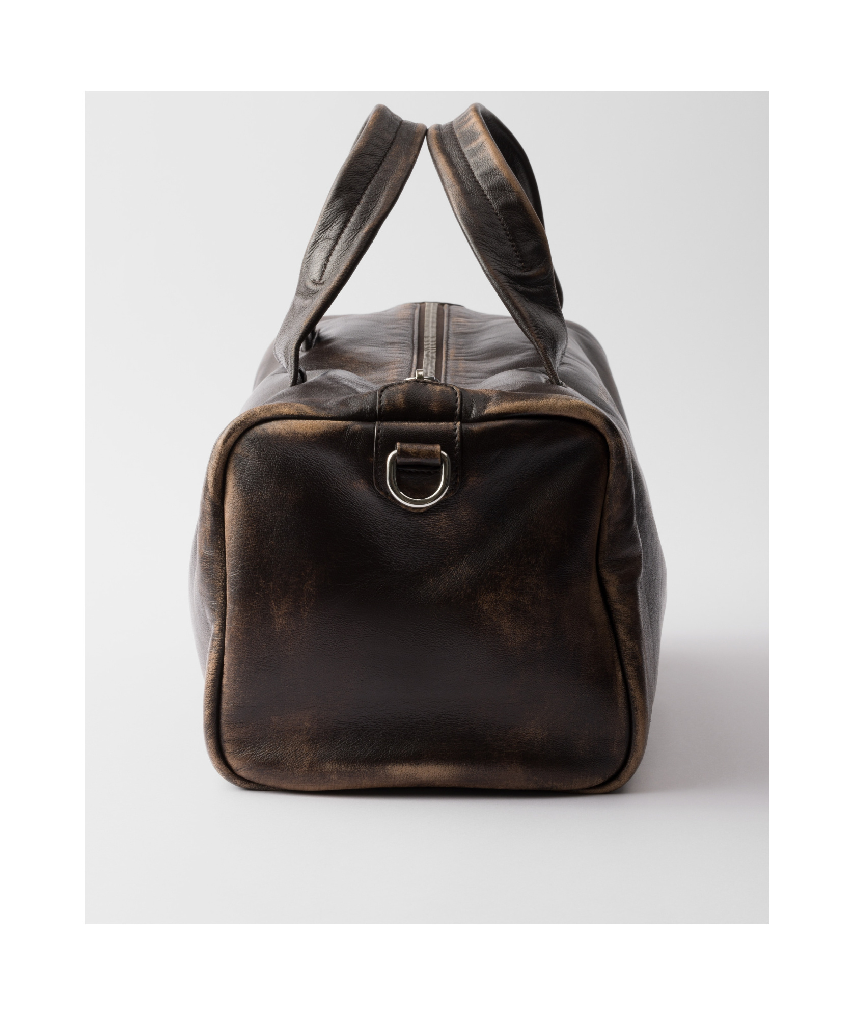 Prada Zippered Crossbody Bag In Brown | ModeSens