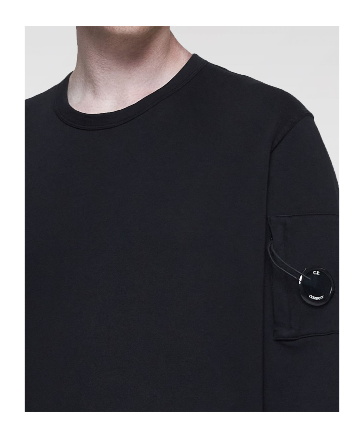 C.p. Company Crewneck Wool Sweater In Gold