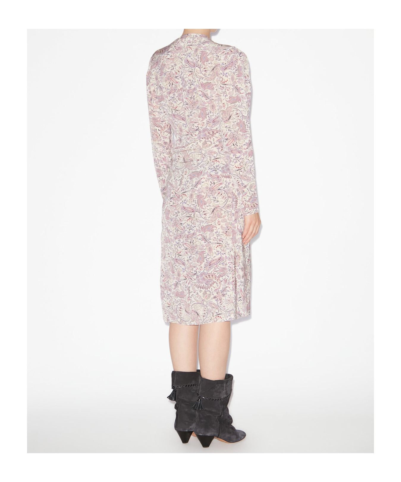 Isabel Marant Étoile Zeliha Midi Dress In Pink
