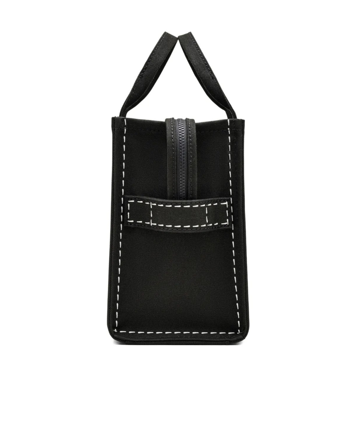 Marc Jacobs The Trompe Loeil Cargo Canvas Medium Tote Bag In Black