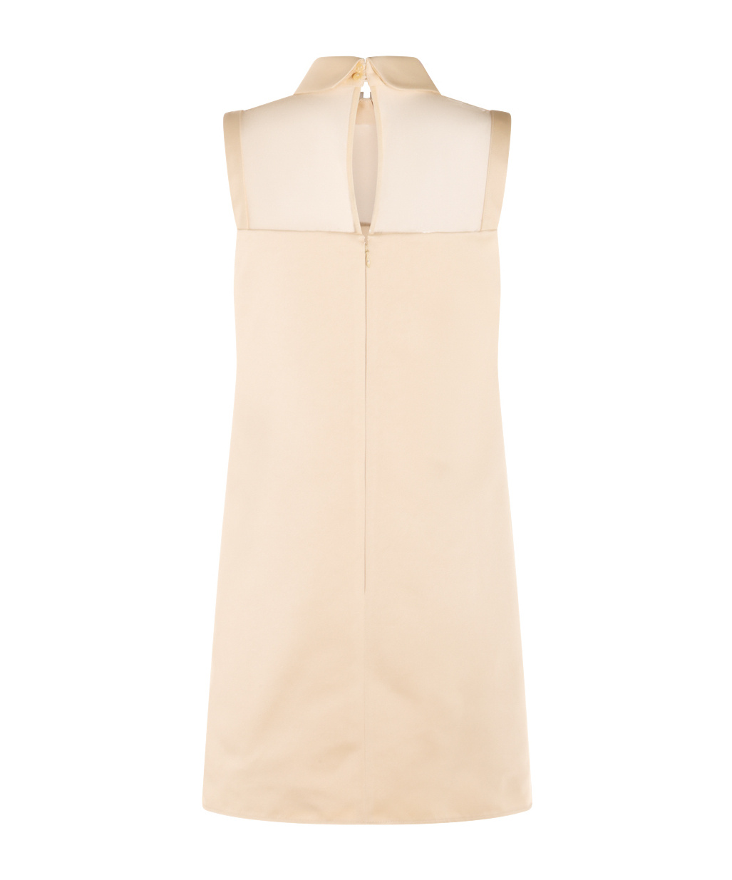 Elisabetta Franchi Embroidered Keyhole Back Sleeveless Dress In Brown