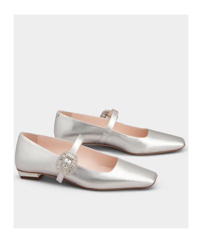 Roger Vivier Belle Vivier Mary Janes In Leather