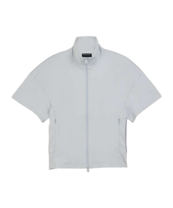 Y-3 3-stripes Short Sleeve Track Top In White