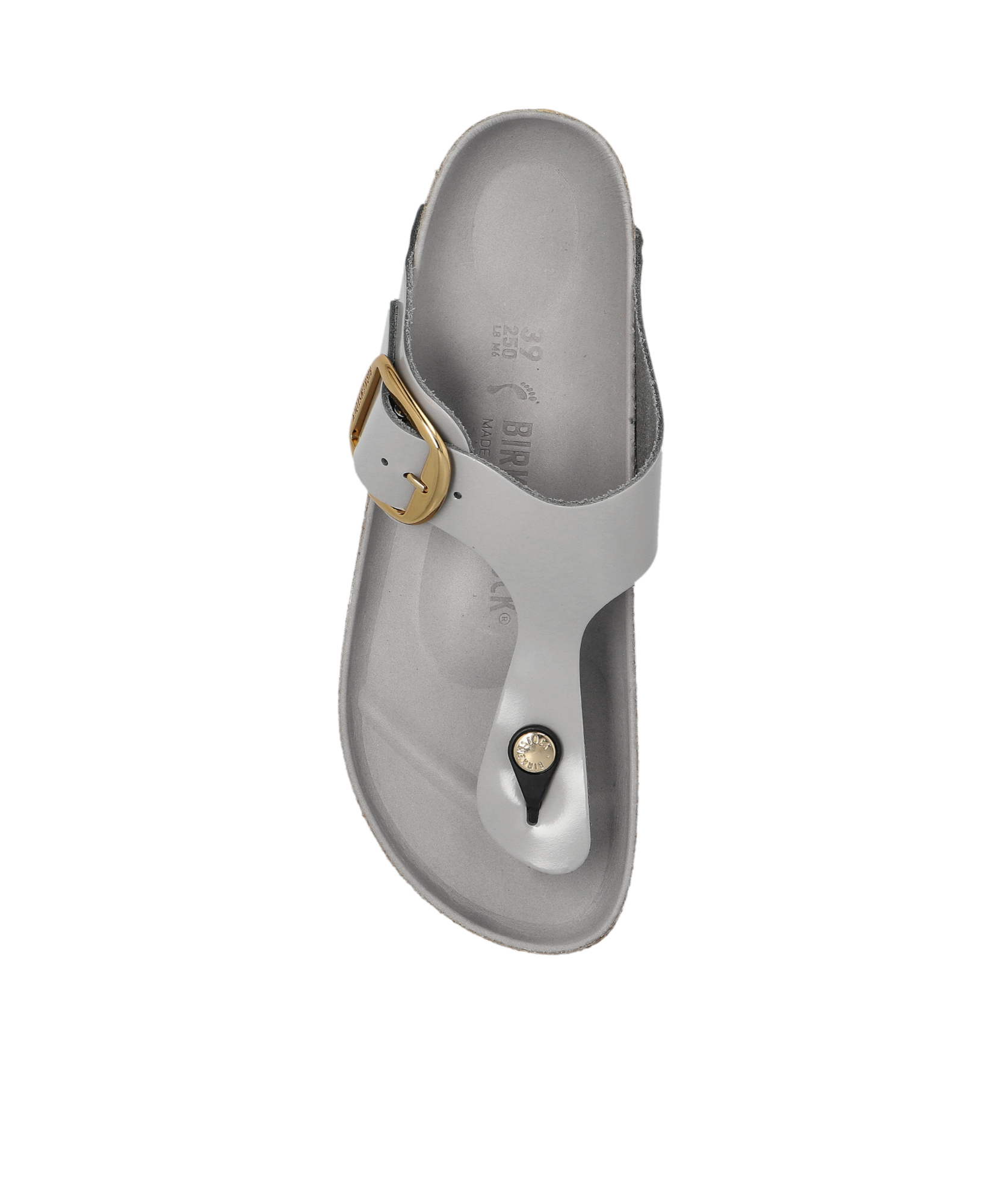 Birkenstock Gizeh Big Buckle Flip Flops In Gray