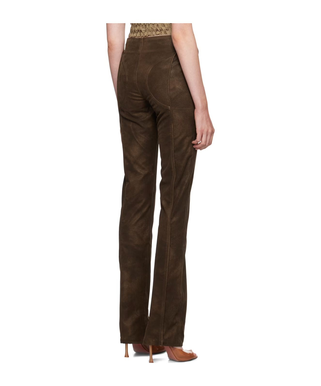 Misbhv Stitched Tailored Casual Pants In Black