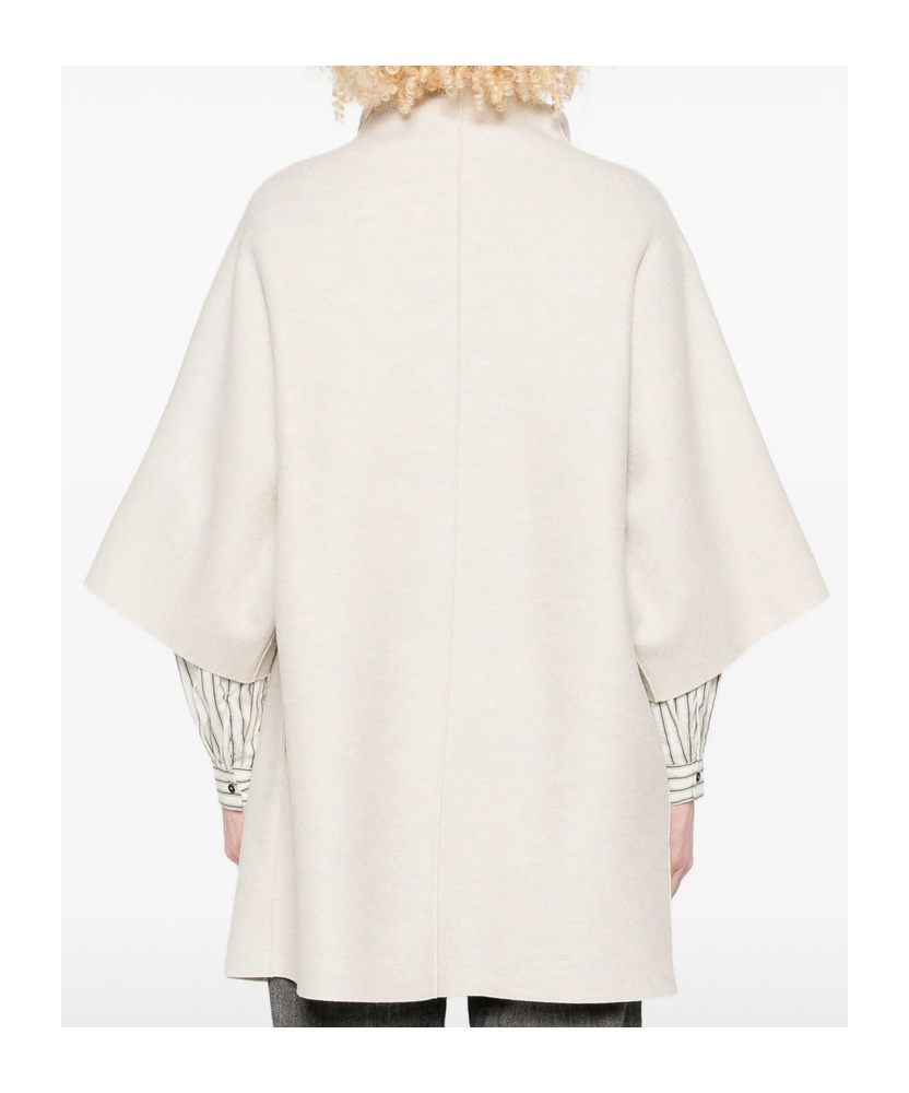 Harris Wharf London Short-sleeve Collared Jacket In Sand