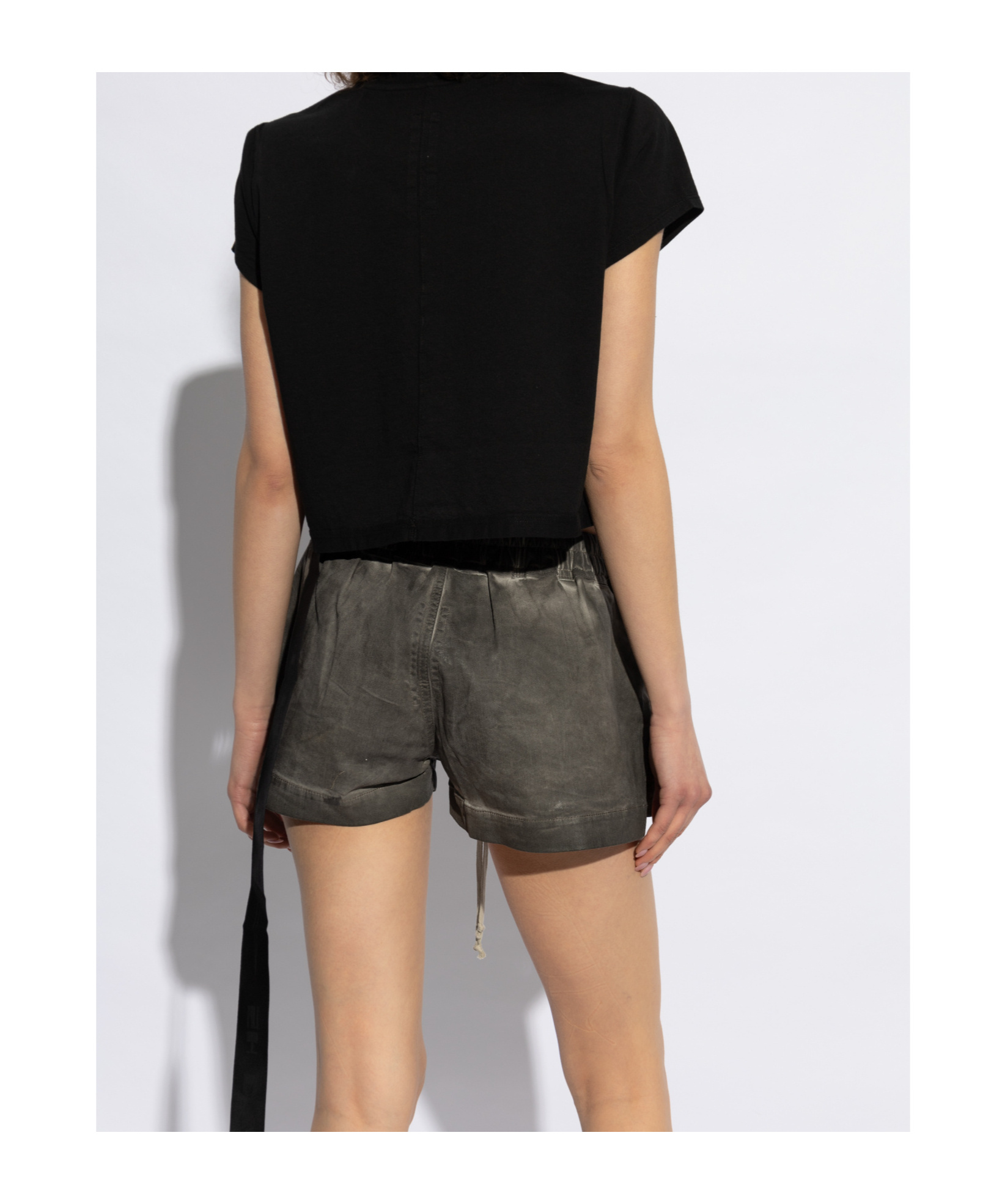 Rick Owens Drkshdw Short-sleeved T-shirt In Black