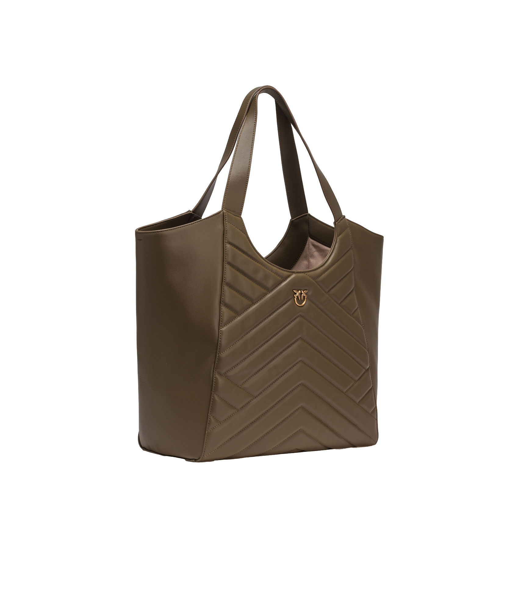 Pinko Tote Bag Vitello Fiore Puzzle Quilt